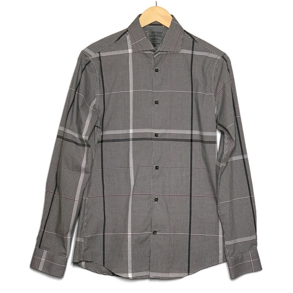 Calvin Klein Plaid Casual Button Up Shirt